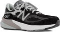 Women's New Balance W990BK6 Double Wide in Black/ White. Sku: W990BK6-2E