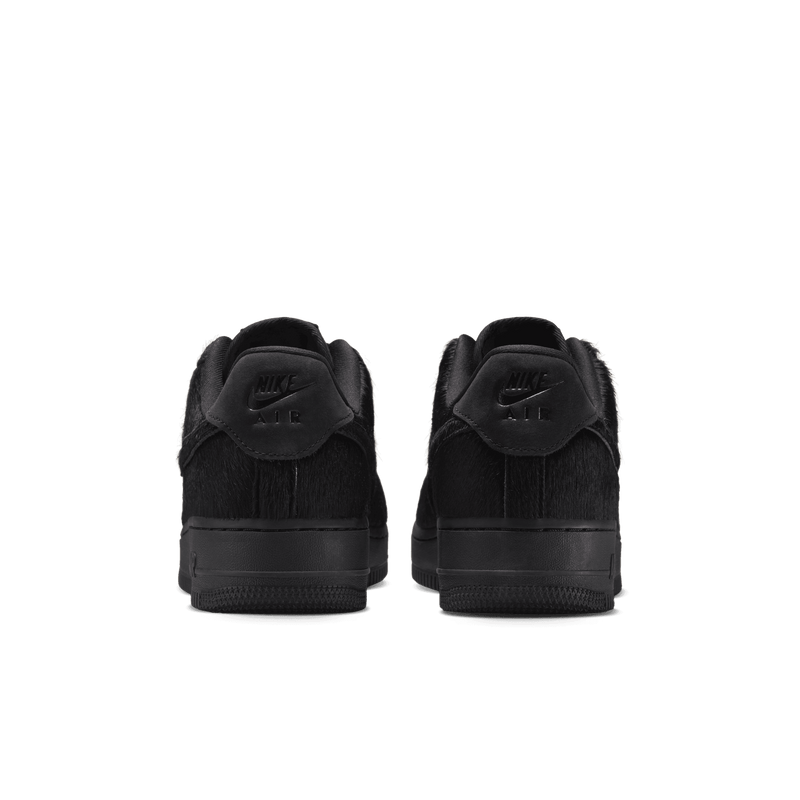 Women's Nike Air Force 1 '07 "Triple Black Pony Hair"