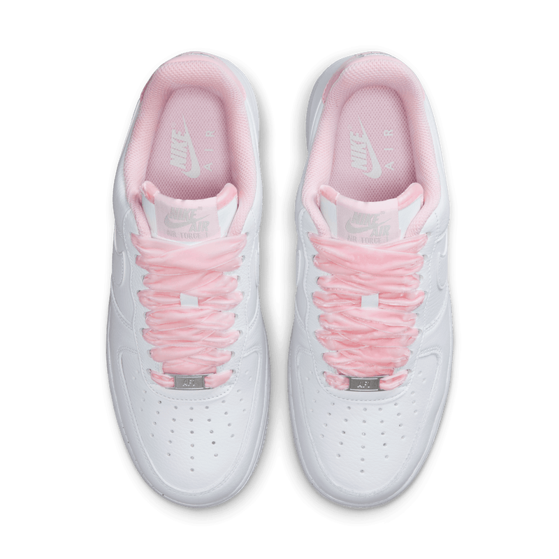 Women's Nike Air Force 1 '07 Vintage "Pink Foam Velvet Laces"