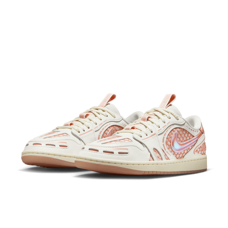 Women's Air Jordan 1 Low Method of Make "Sail Washed Coral"