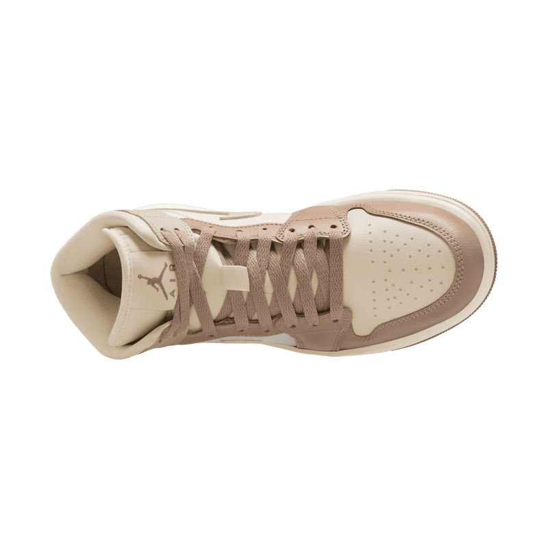 Women's Air Jordan 1 Mid "Tan Toe"