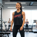 Women's Burpees Crop Tank