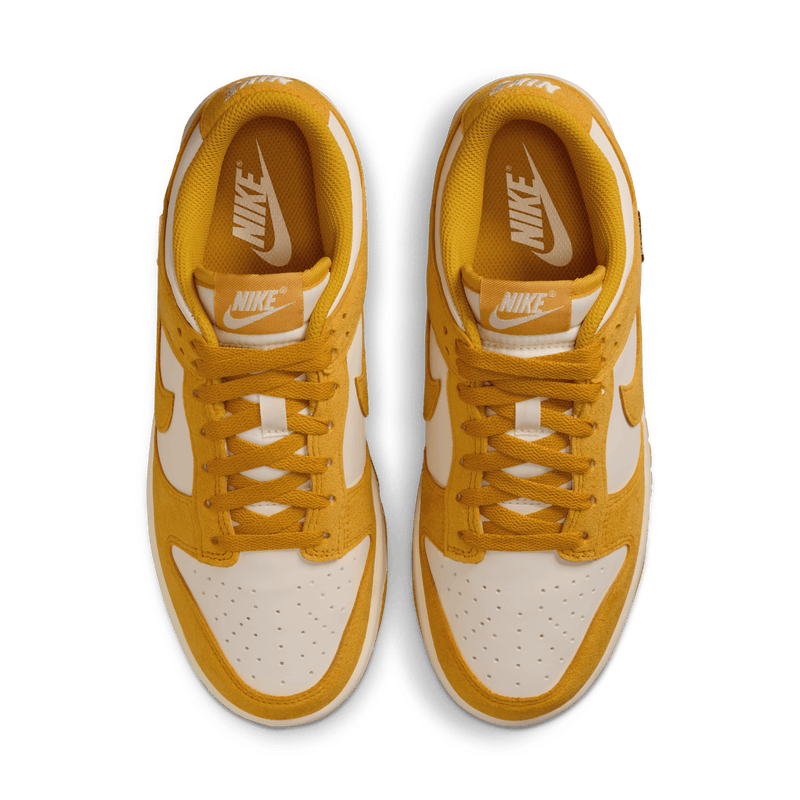 Women's Nike Dunk Low "Dark Sulfur Gold Mini Swoosh"