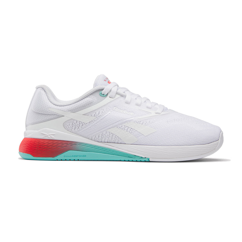 Women's Reebok Nano X5 (White / Aqua / Red)