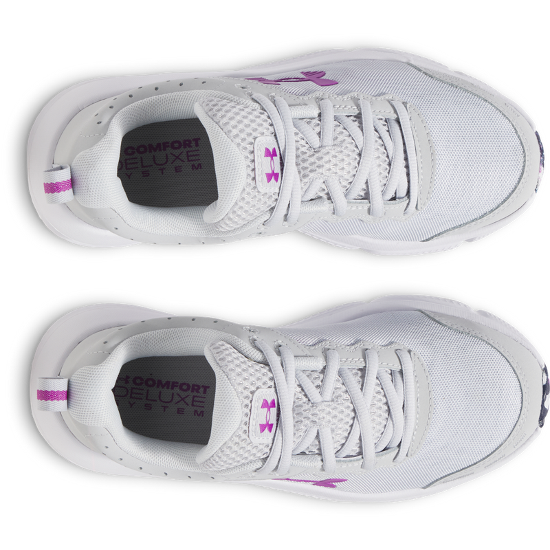 Women's Under Armour Charged Assert 10 Running Shoes "Grey Grey"
