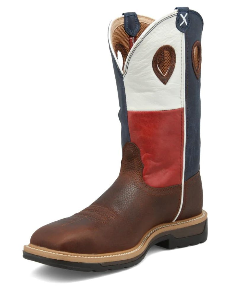 Work Twisted X Men's 12 Inch Steel Toe Western Work Boot