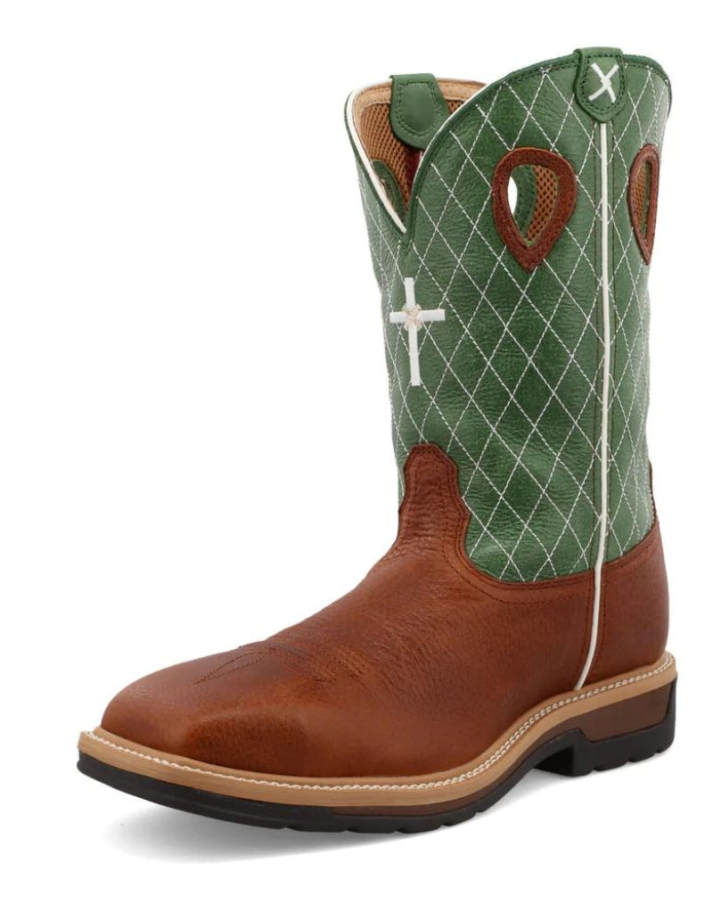 Work Twisted X Men's 12 Inch Steel Toe Western Work Boot