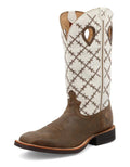 Work Twisted X Men's 14 Inch Ruff Stock Leather Boot